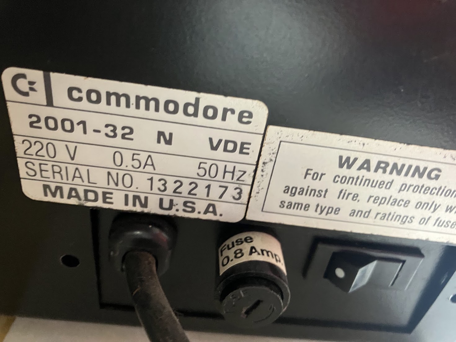 Commodore CBM 2001-32 N