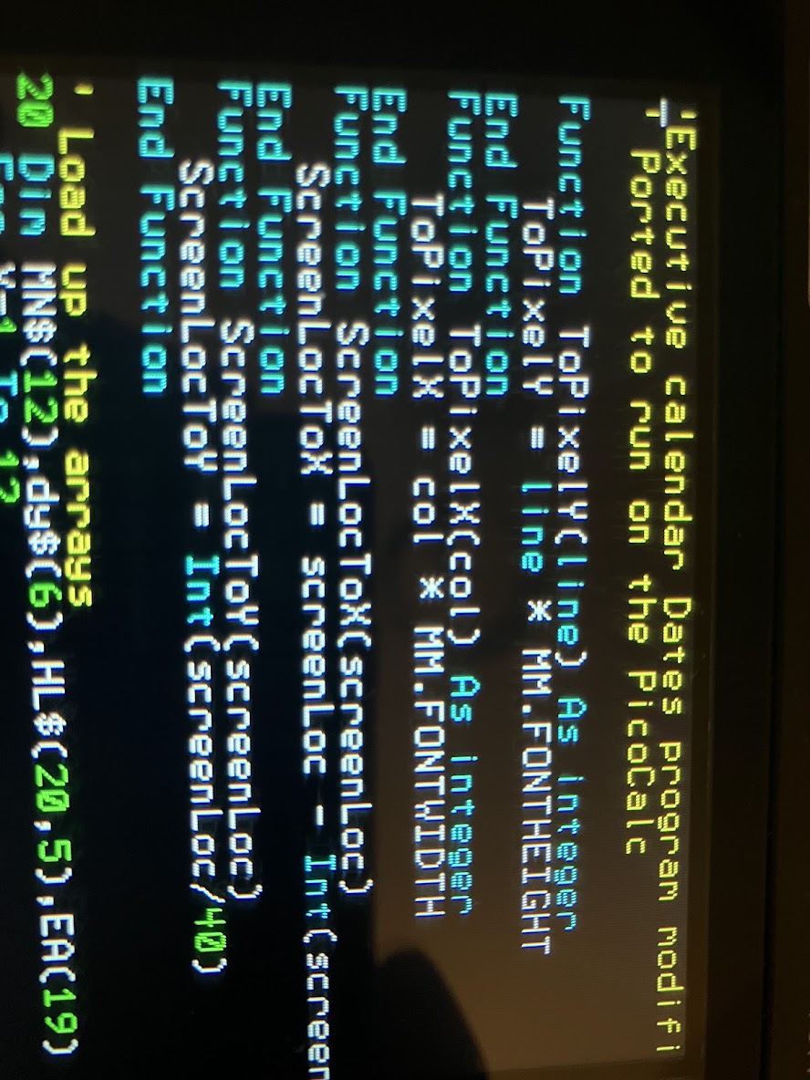 Clockwork PicoCalc