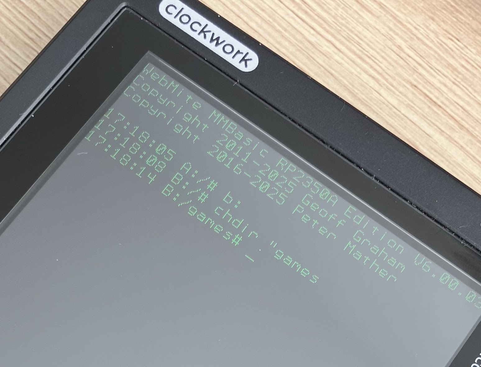 Clockwork PicoCalc