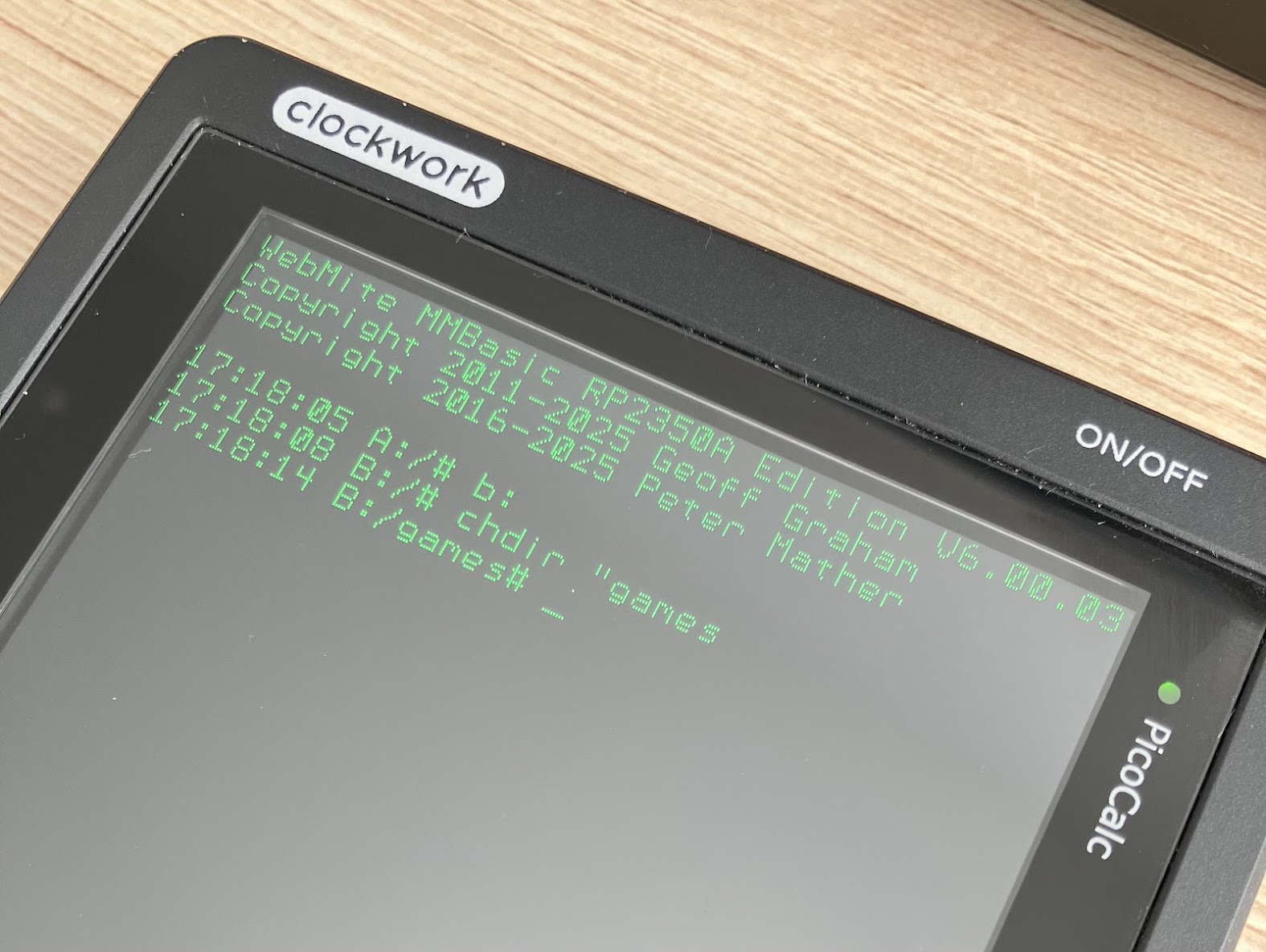Clockwork PicoCalc