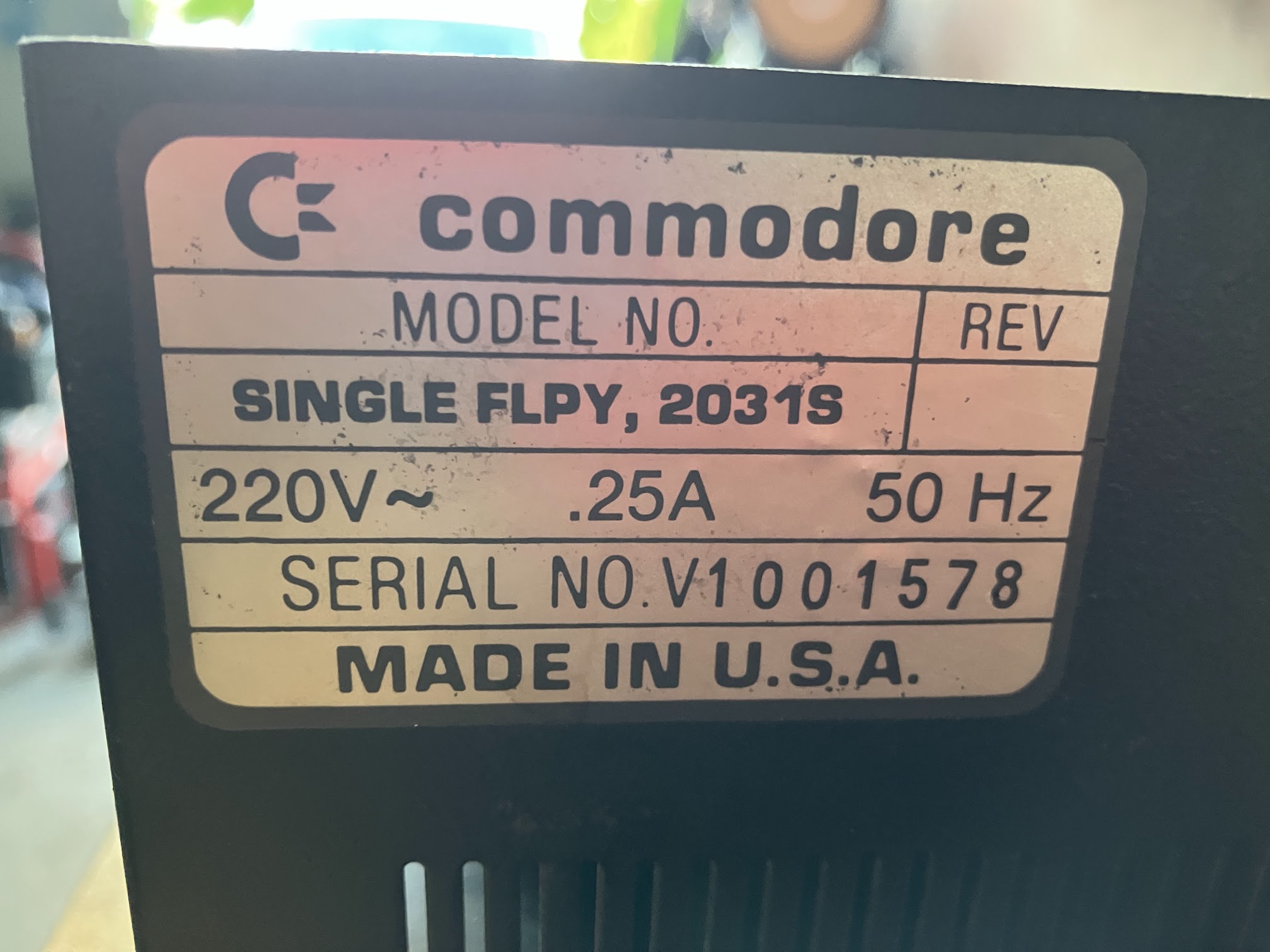 Commodore 2031S