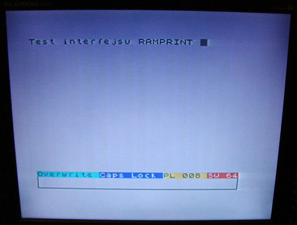 Interface Ram Print with Ramwrite